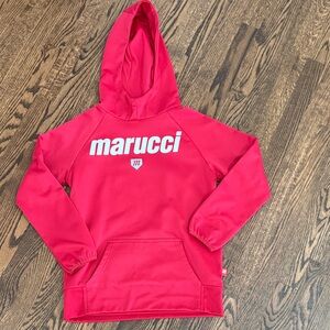 Kids Red Marucci Hoodie